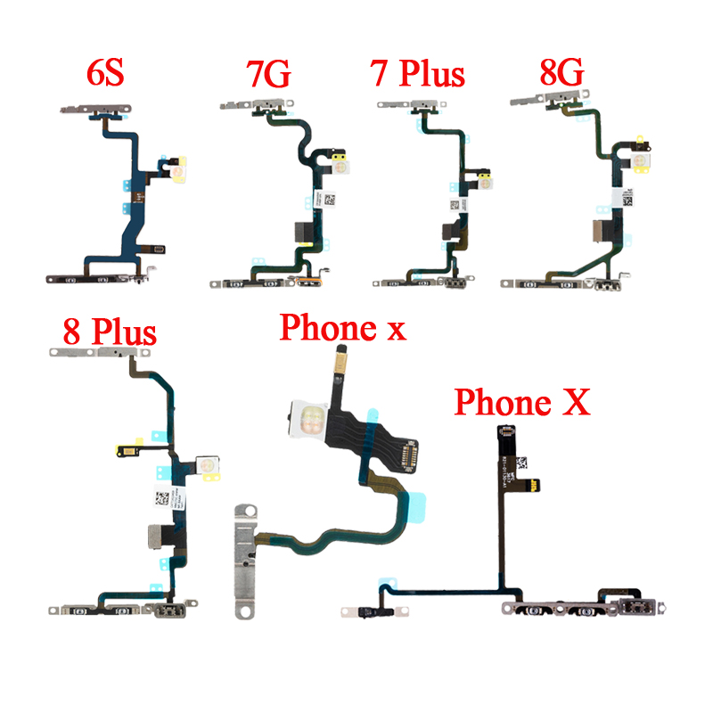 For iPhone Power Switch On Off Button Key Flex Cable