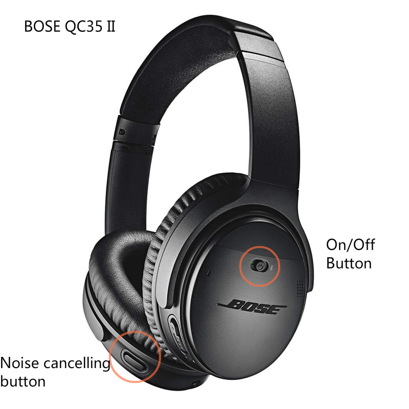 For BOSE QC35 II Wireless Noise Cancelling Headphone