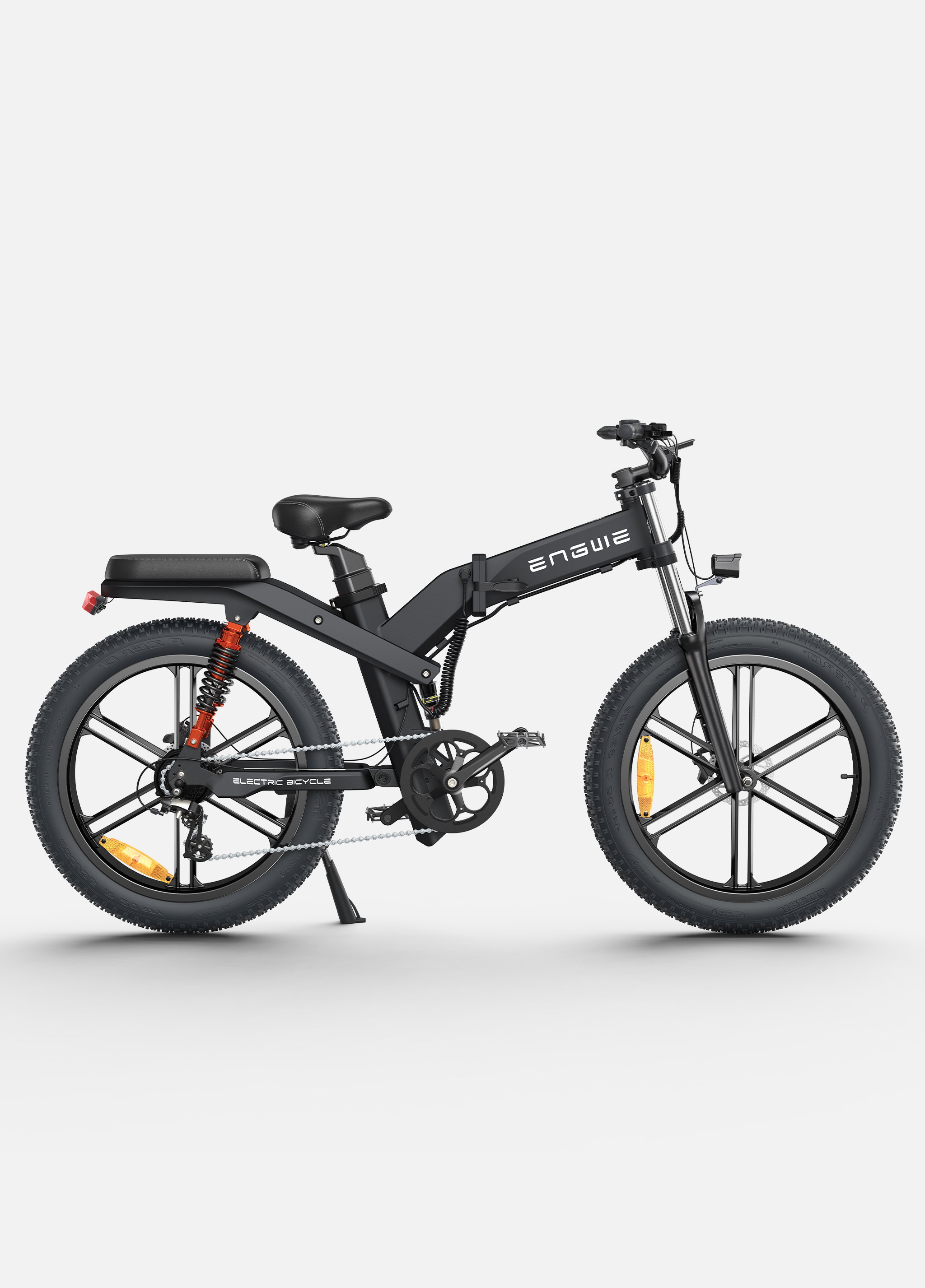 Electric Bike Fat Tire 750w Engwe X20 High End Foldable Electric Bicycle Full Suspension