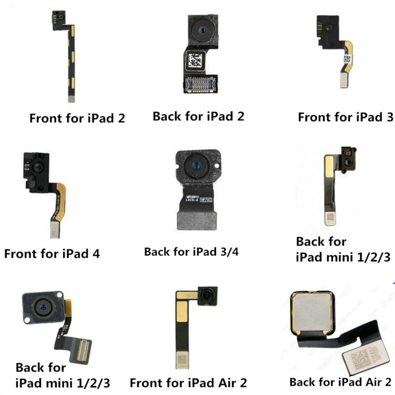 Front Rear Camera Flex Cable For iPad 2 3 4 5 6 mini 1 mini 2 mini 3 mini 4