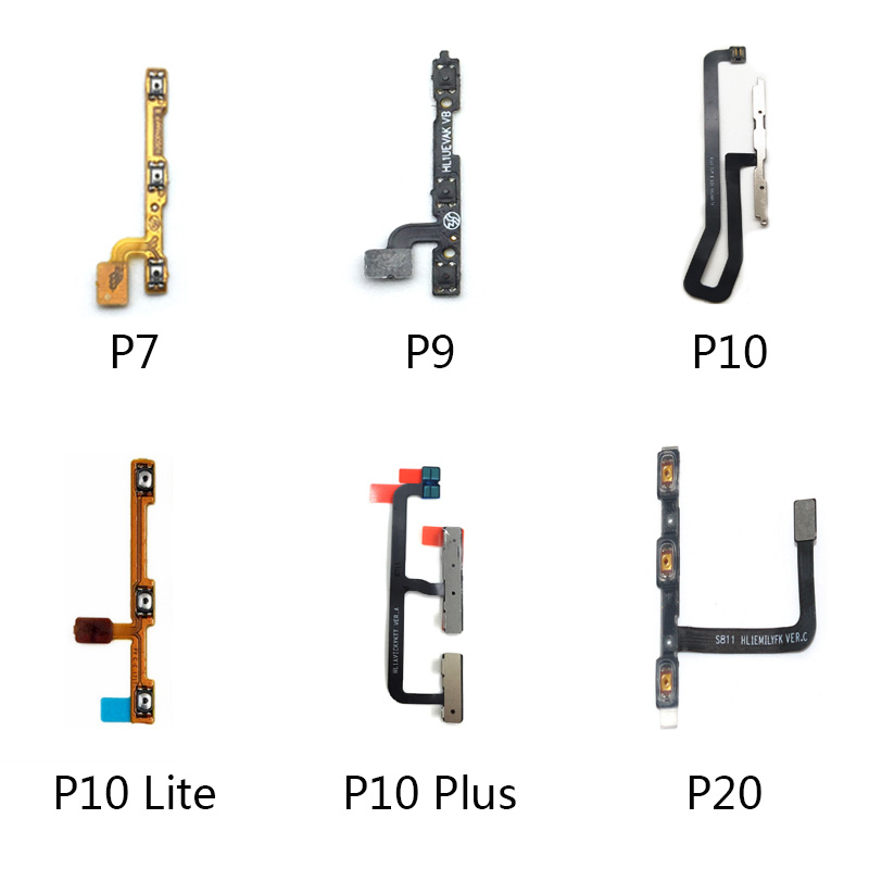 Power On Off Volume Up Down Button Key Flex Cable For Huawei P7 P9 P10 P20 Lite P10 Plus P9 Lite 