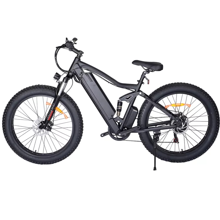 Eu Warehouse Door To Door Ebike 2022 New 26inch Electric Mountain Bike 500w 48v Full Suspension Fat Tire Electric Bicycle Ebike