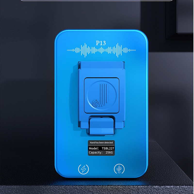 JCID P13 BGA110 Programmer for iPhone 8 8P X XR XS XS MAX 13pro MAX NAND Flash for BGA110 NAND SYSCFG Data Modification & Write