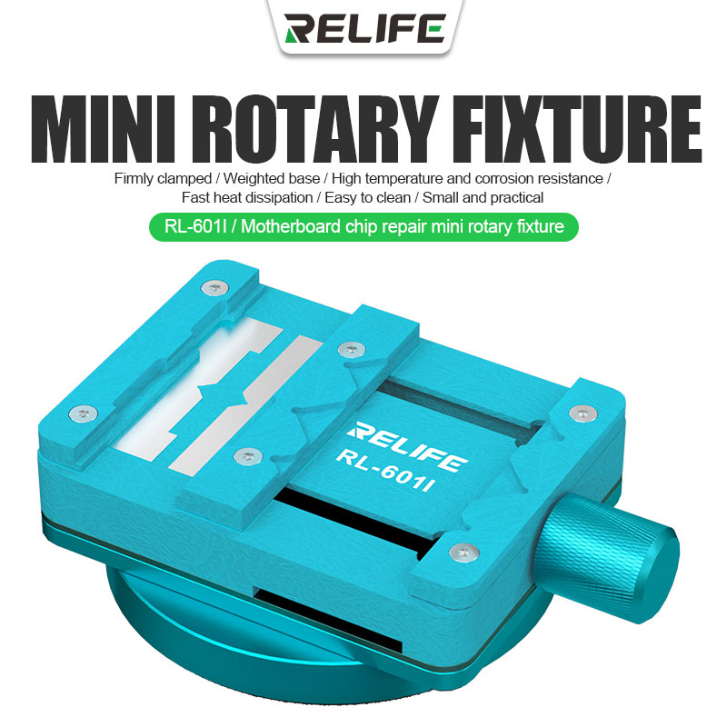 RELIFE RL-601I 360° Mini Universal Rotary Fixture Mobile Phone Chip Motherboard Clamping Base For Motherboard Chip Repair