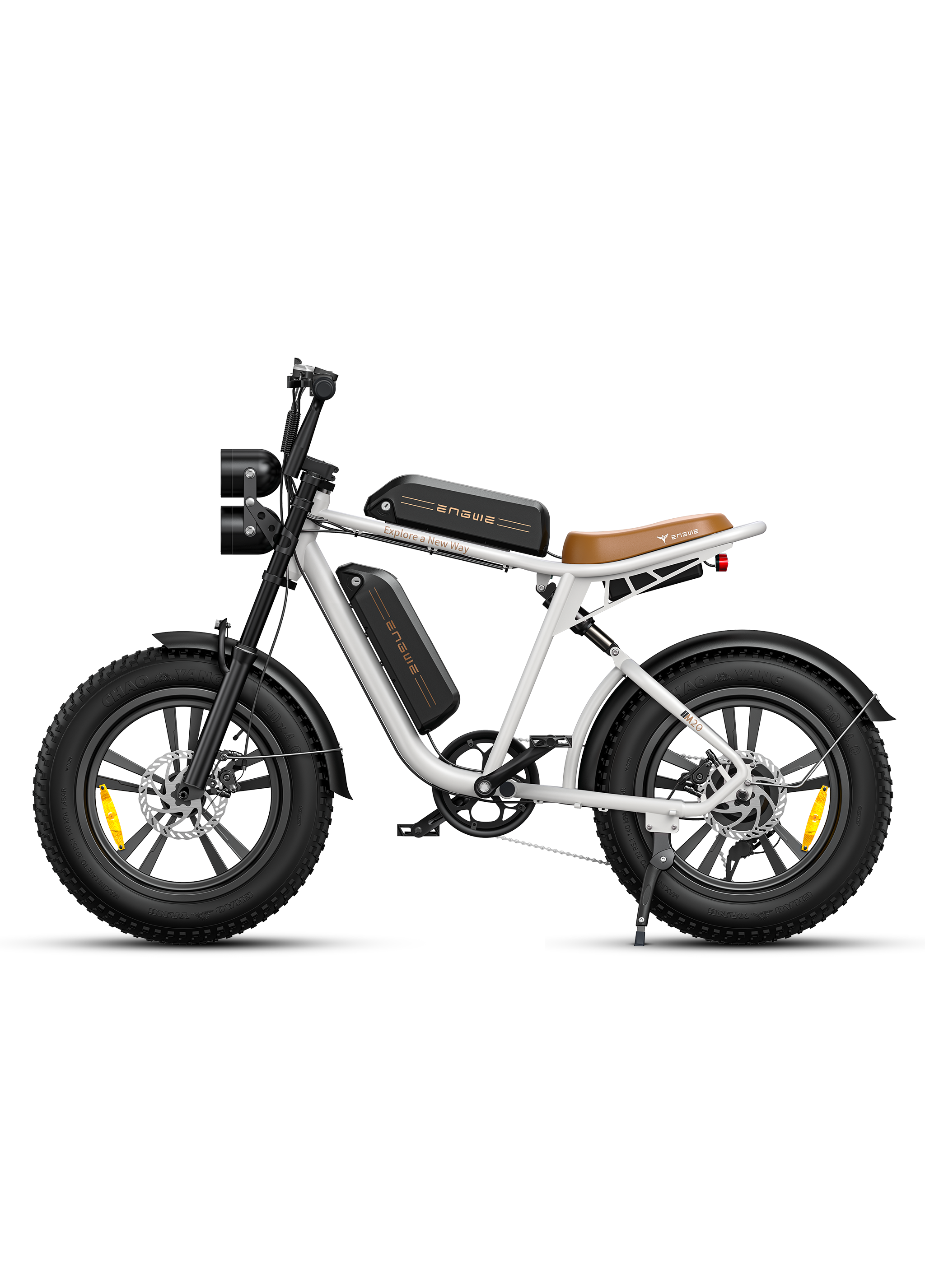 ENGWE M20 Motor Electric Bike 20*4.0'' Fat Tires 750W 48V 26Ah Disc Brake Shimano 7 Speed E-bike 