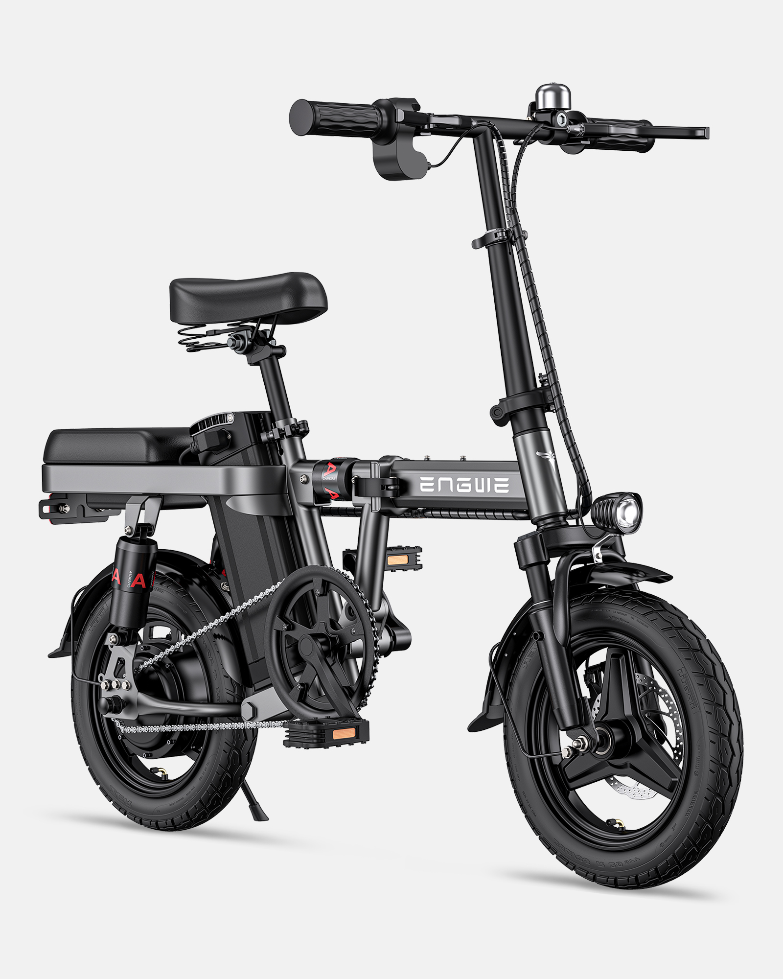 ENGWE 14inch Folding Electric Bikes for Adults Teens 48V 350W E-bike 