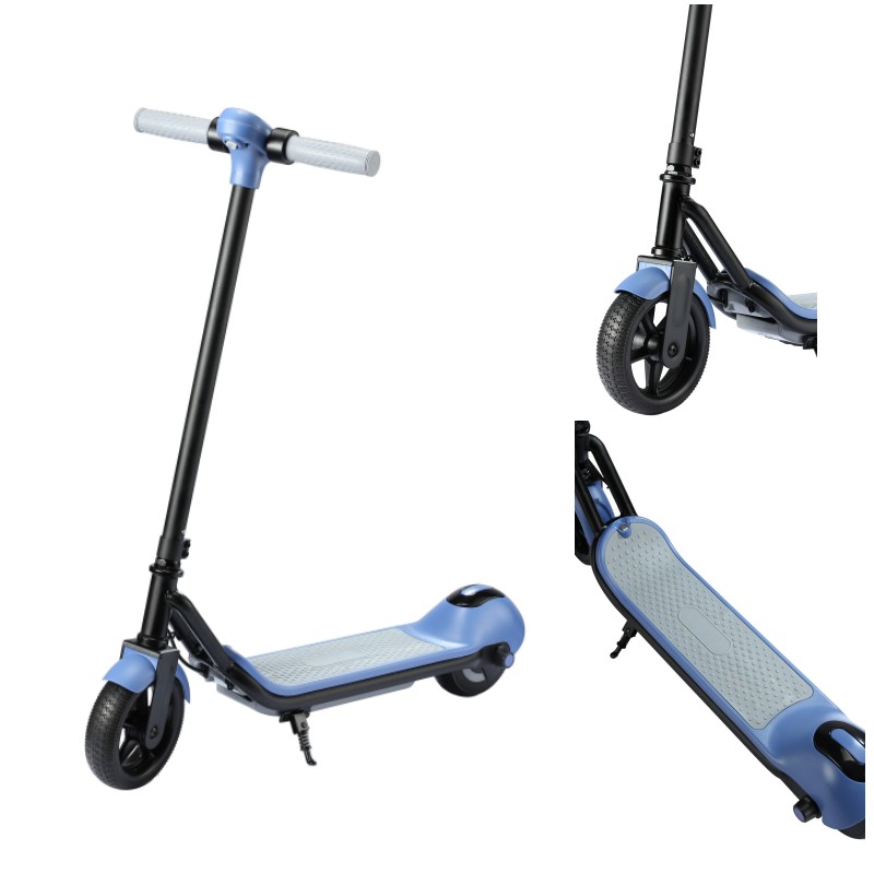 EU Stock Best Gifts For Kids Adjustable Speed Boys Electric Scooter Kids Kick Scooter Children With Light And Music